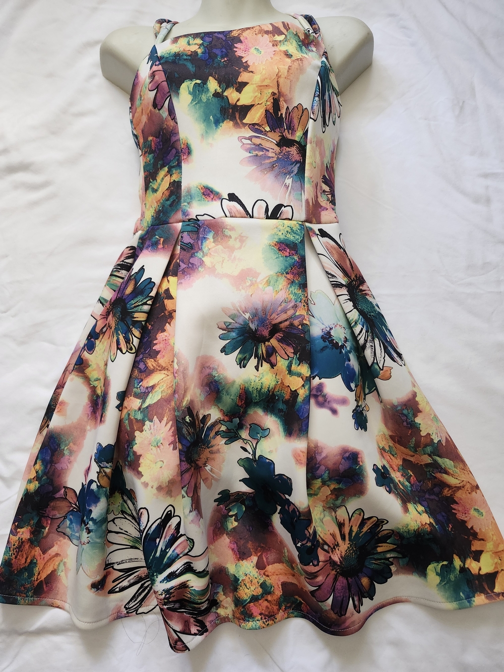 Apartment Eight Floral Multicolor Girls' Fit & Flare Dress